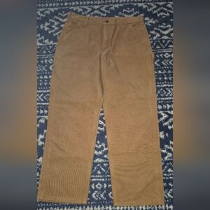 Carhartt Flannel insulated Tan Jeans